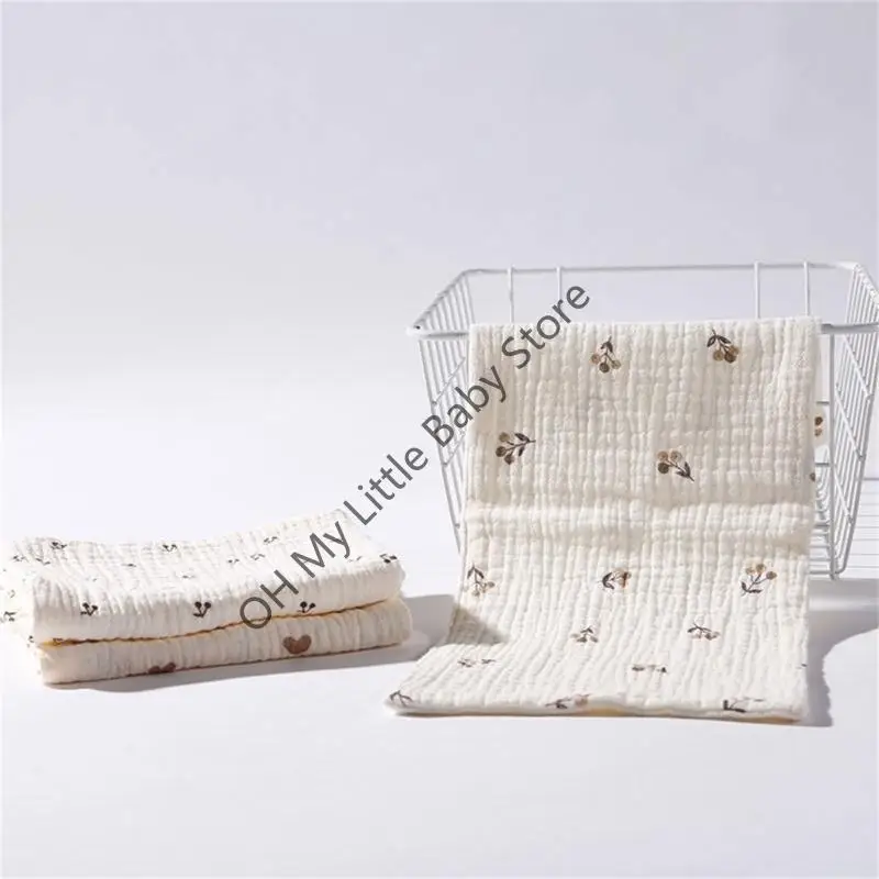 

M76C Мягкое муслиновое полотенце, детский многофункциональный слюнявчик, удобный для кожи носовой платок для малышей