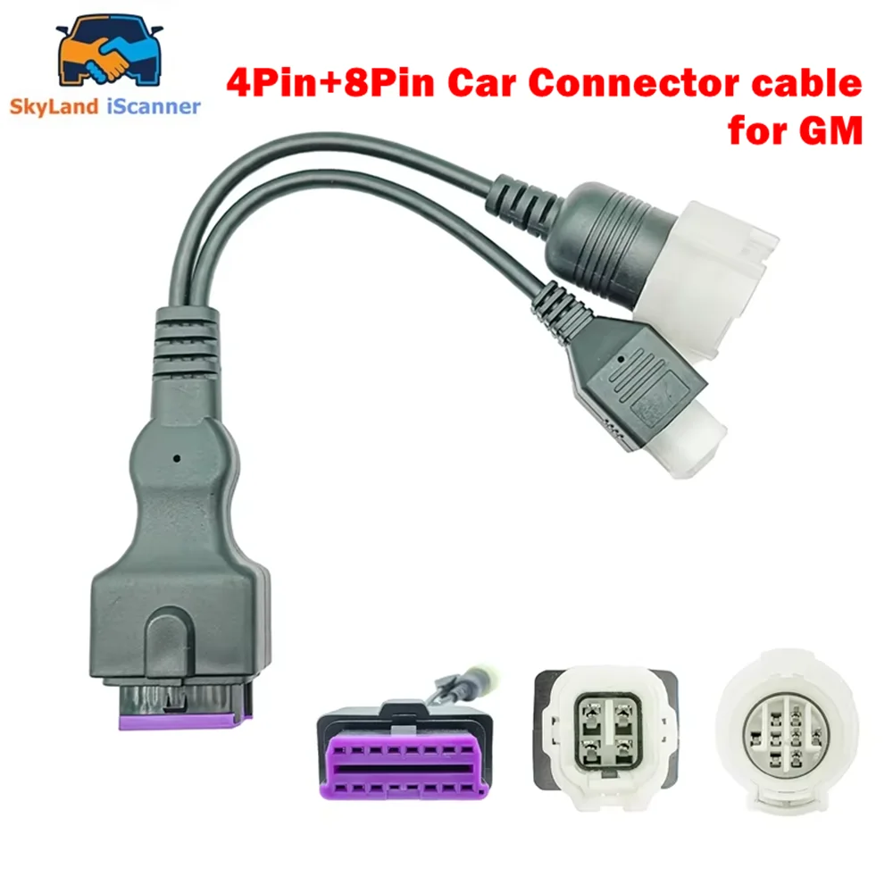 

Newest OBD2 Extension Cord For Volkswagen the operation is simple For Audis Kodak 2IN1 Cable Original Car Interface 4PIN+8PIN