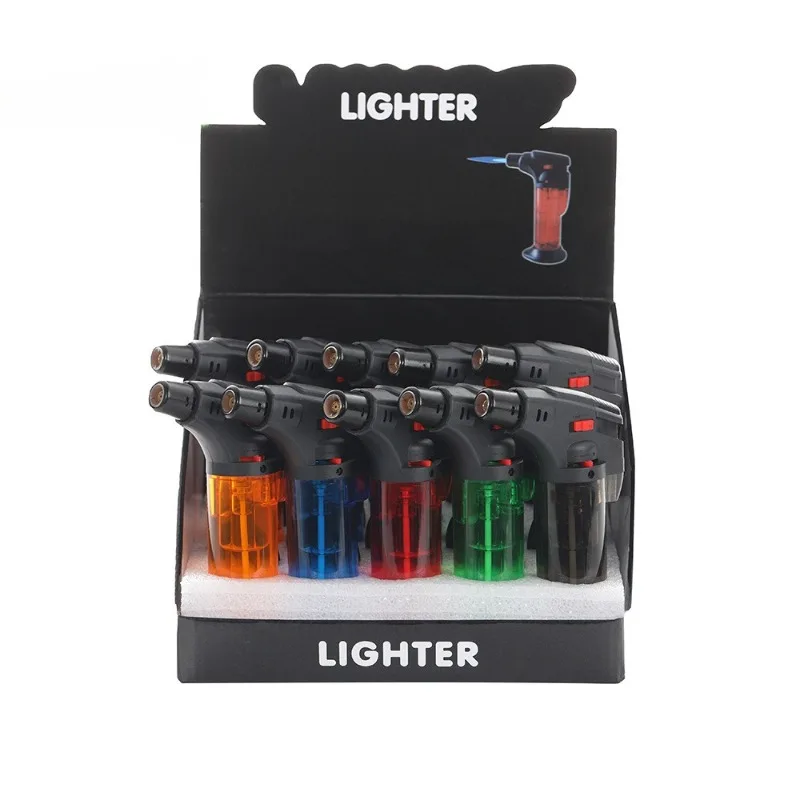 

The Latest Metal Direct Ignition Musket Cigar High Temperature Welding Gun Gas Windproof Smoking Accessories Cigarette Lighter