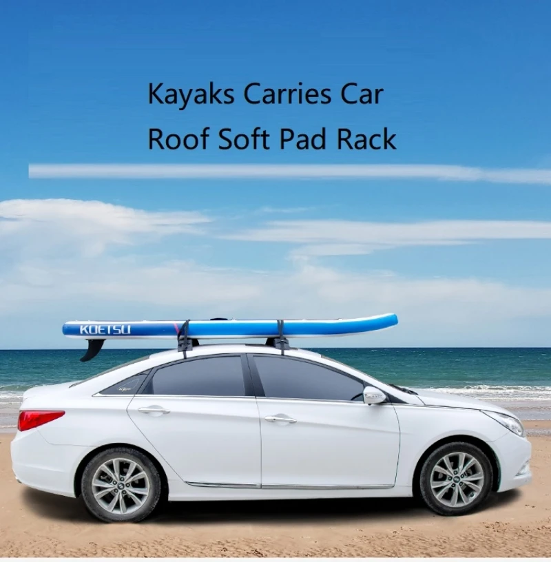 Universal Auto Car Roof Soft Pad Rack, Portable Wrap Pad, Travel Kayaks Carries Aero Rack for Sale