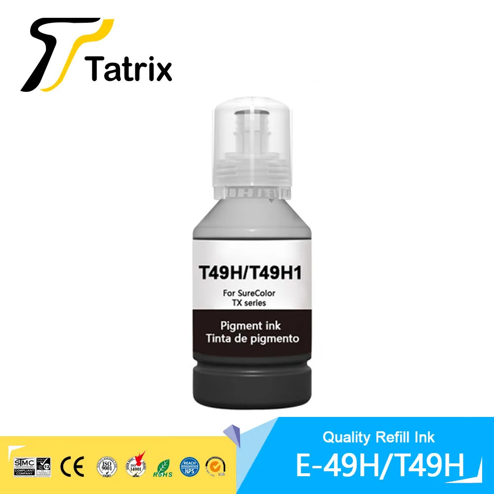 Imagem -06 - Tatrix T49h T49h1 T49h2 T49h3 T49h4 Cor Premium Compatível Reenchimento Pigmento Tintura Tinta para Epson Sc-t3100x Sc-t3170x Sc-t3170x24