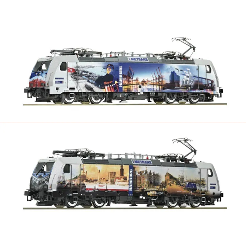 ROCO Train Model HO 1/87 73665 BR186 / 73674 Electric Locomotive Commemorative Painting Simulation Version DC Train Model Toy