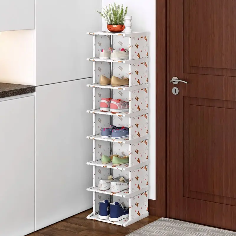 Standing Shoe Storage Rack Dustproof Shoes Cabinet Assemble Shoe Organizer Top-quality Corner Closet Holder Amazing Shoe Cabinet