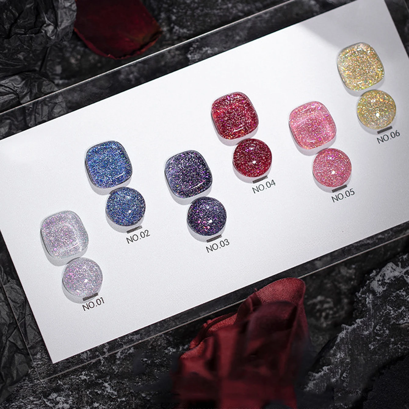 12 مللي 1 قطعة الأظافر البيضاء مبيعا وامض كسر الماس هلام طلاء الأظافر 2025 جديد ديسكو كبير الترتر ضوء ستار طلاء الأظافر #3