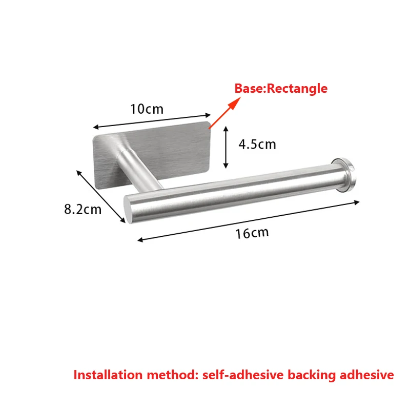 1PC WC Kitchen Hardware Storage  Accessories Toilet Paper Rack Home  Tool Adhesive Dispenser Bathroom Paper Towel Holder