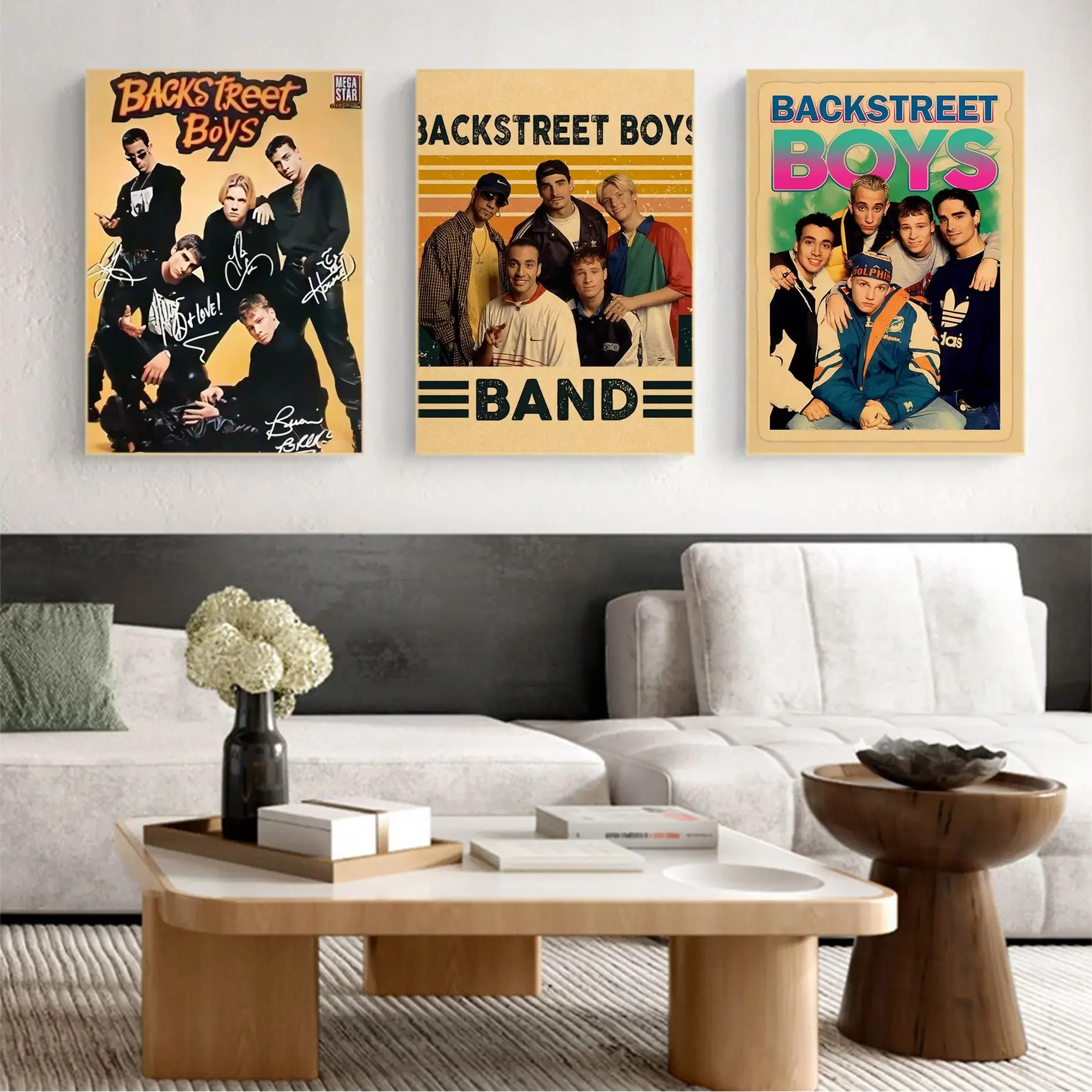 Backstreet Boys Movie Sticky Posters Fancy Wall Sticker For Living Room Bar Decoration Decor Art Wall Stickers