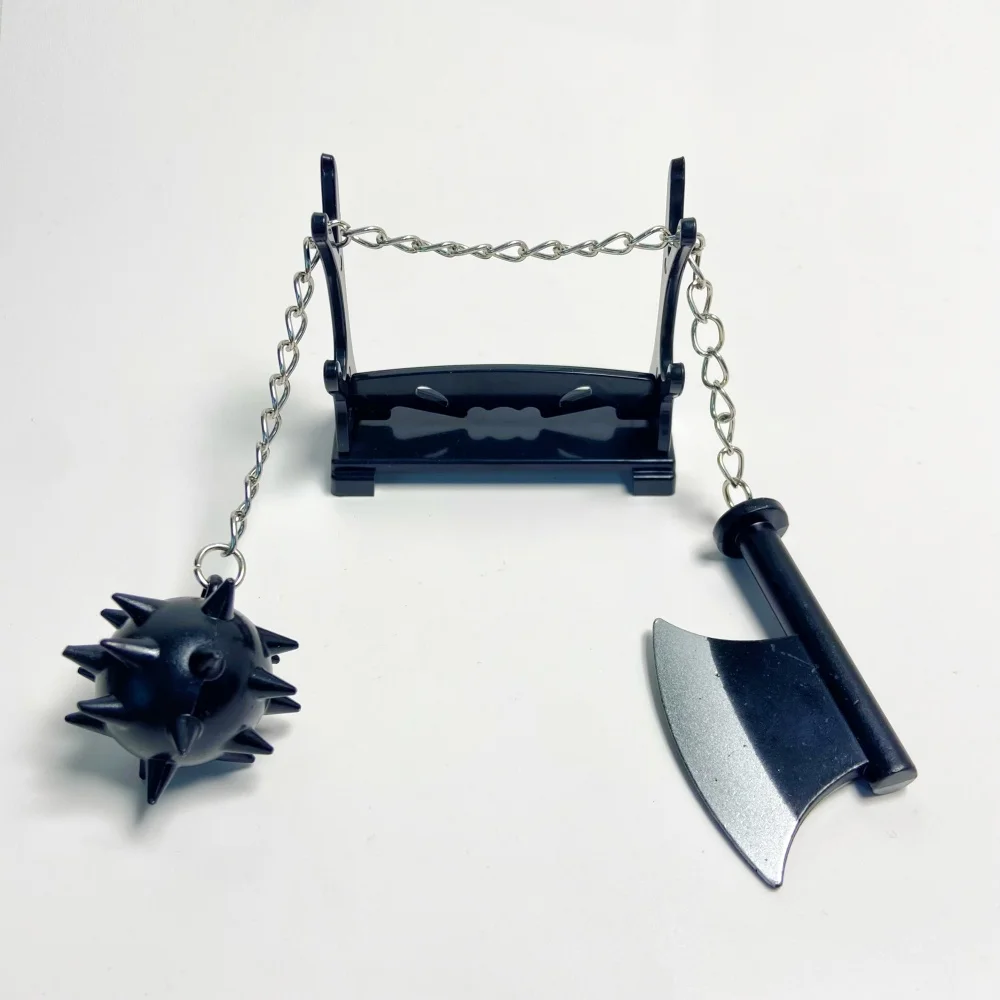 11.2 polegada demon slayer himejima gyomei metal katana espada sabre original samurai sabre ninja faca cosplay acessórios prop brinquedo