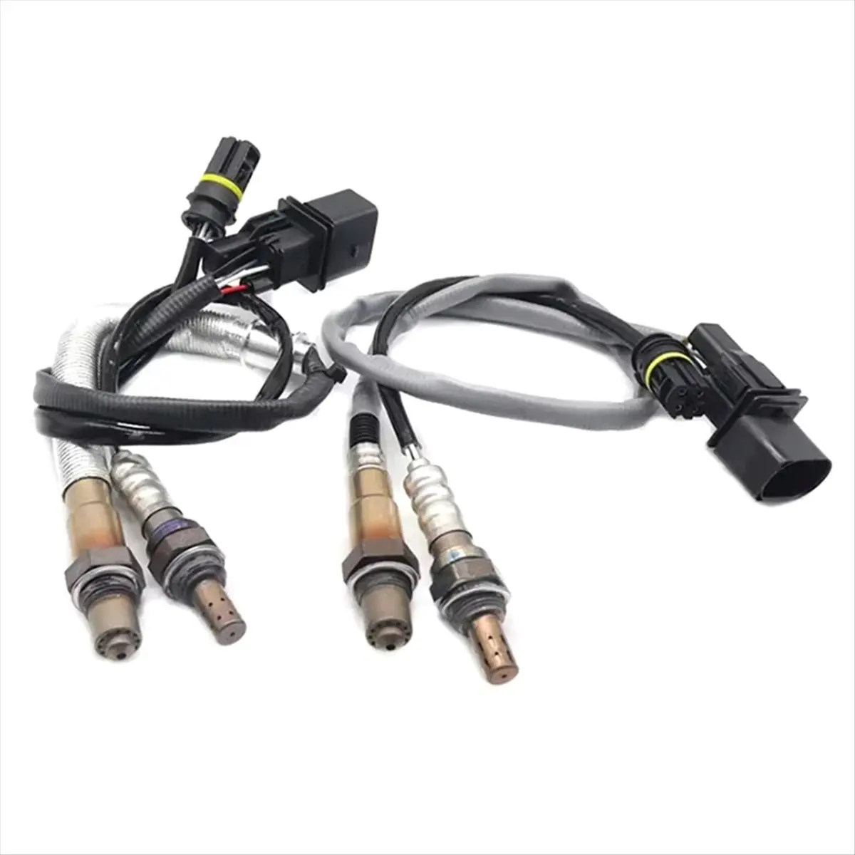 

#10R Automotive Parts & Accessories,4Pcs Up+Downstream Lambda O2 Oxygen Sensor for BMW E87 120i E90 320i (Plastic + Metal)