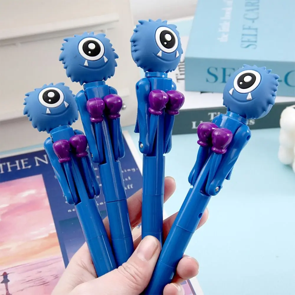 Signature Interactive Boxing Pen Writing Boring Fun Mechanism Fist Pen 1.0mm Press Ballpoint Pen Boxing Fighting Pen Award Gifts