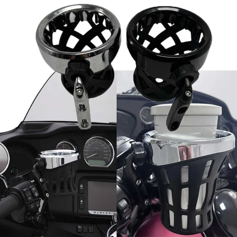 Motorbike Drinking Cup Holder For Harley Dyna Softail Electra Glide 1996-Up Water Bottle Holder Motorbike Cup Holder Handy Tools