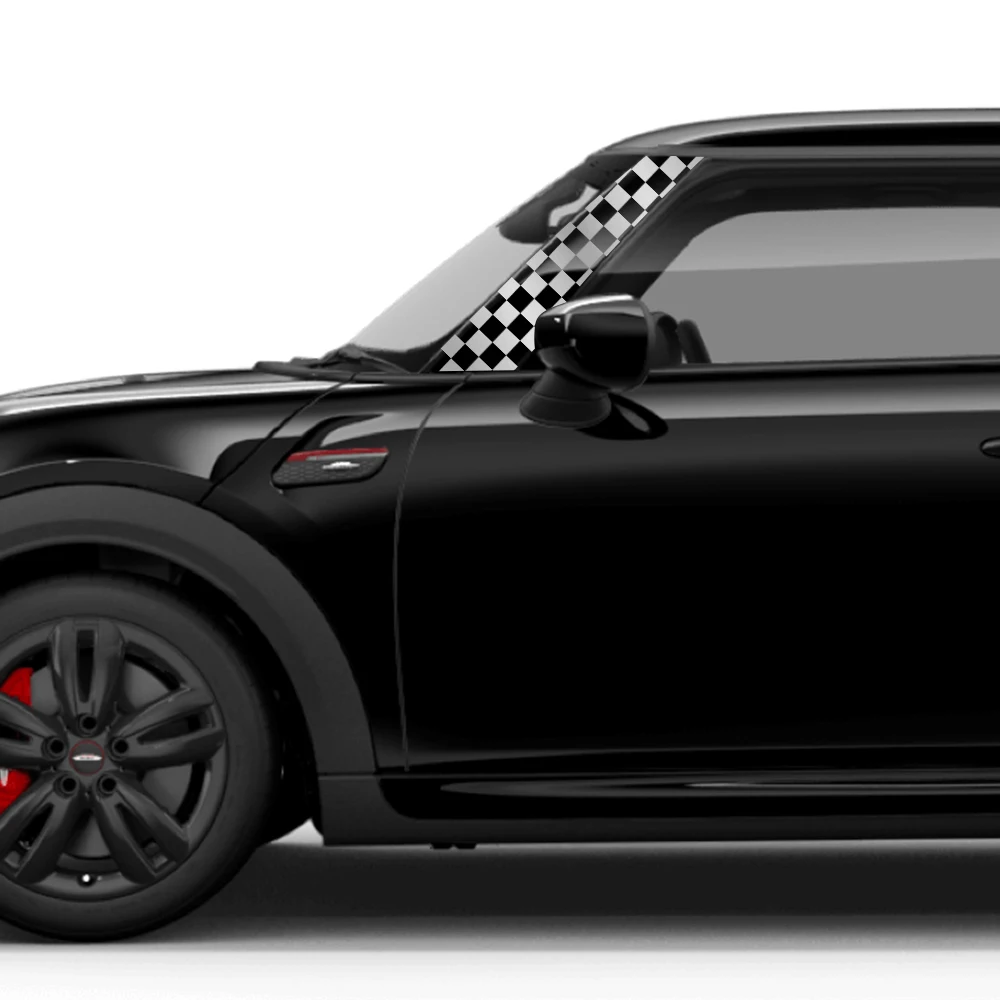 ملصقات السيارات A-عمود الشارات لميني كوبر F60 R50 R56 f56 R55 R53 مقاوم للماء الفينيل فيلم الديكور اكسسوارات السيارات الخارجية