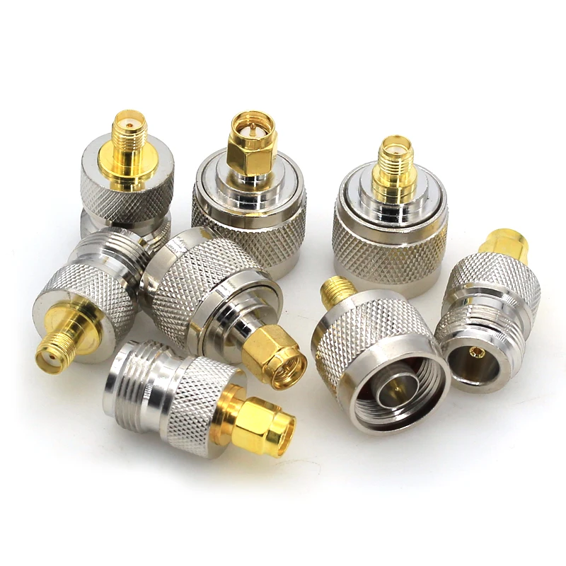 1PCS SMA To N Connectors Type Male Female RF Connector Adapter Test Converter Kit Transmission Cables N To SMA connector