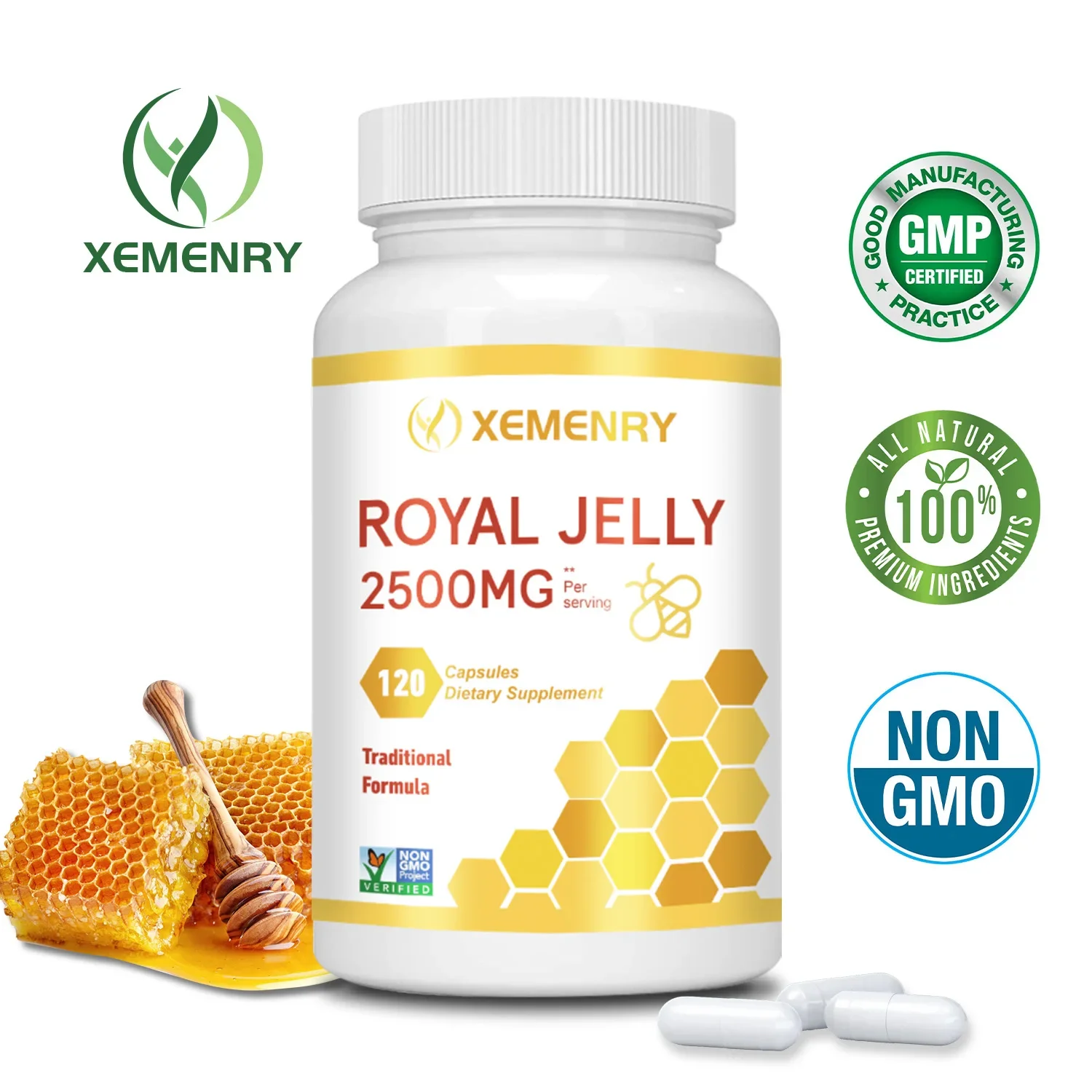 Royal Jelly Capsules - Maintain Energy Levels, Boost The Immune System