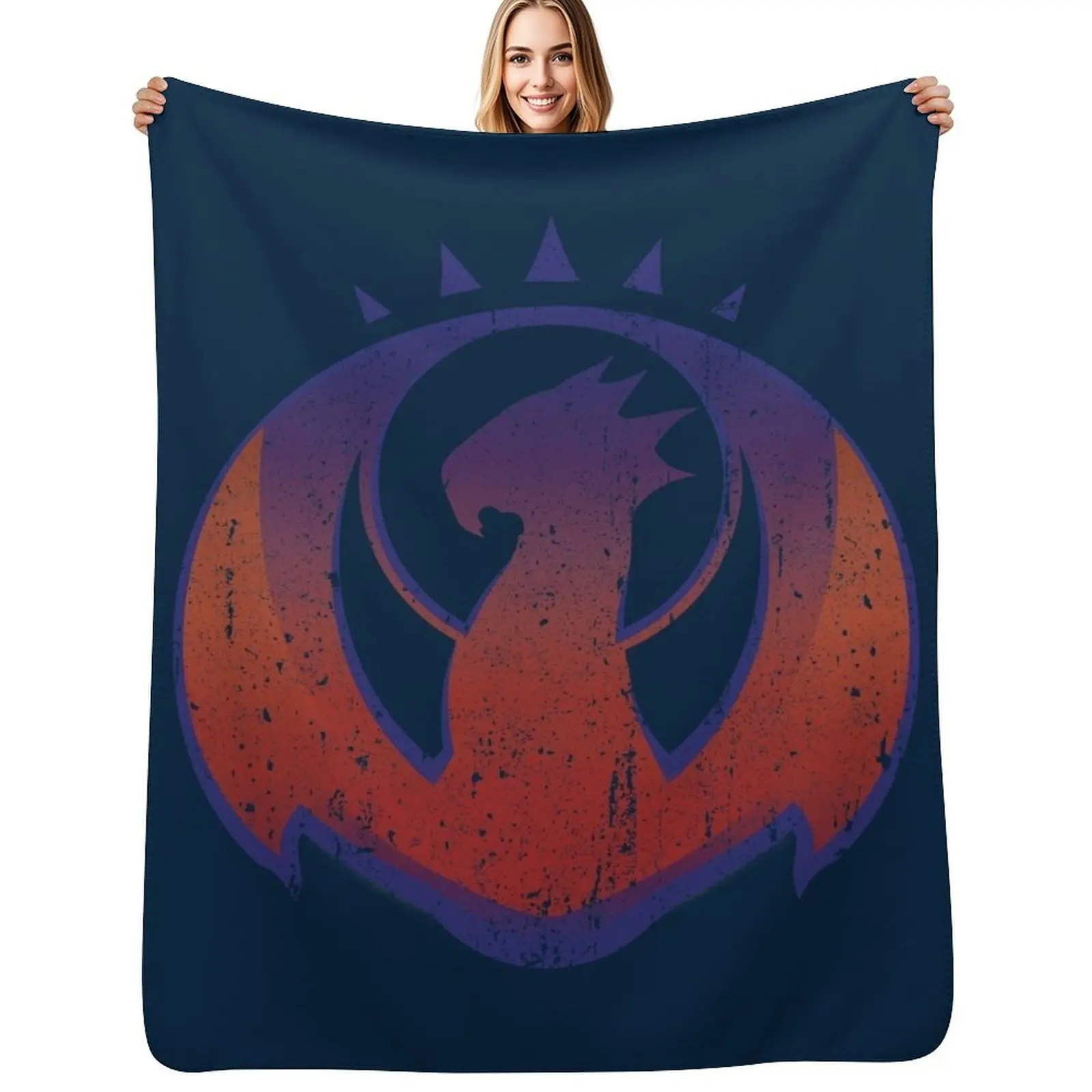 Izzet League Crest Throw Blanket for babies Single Thin Soft Plush Plaid Comforter Weighted Blankets