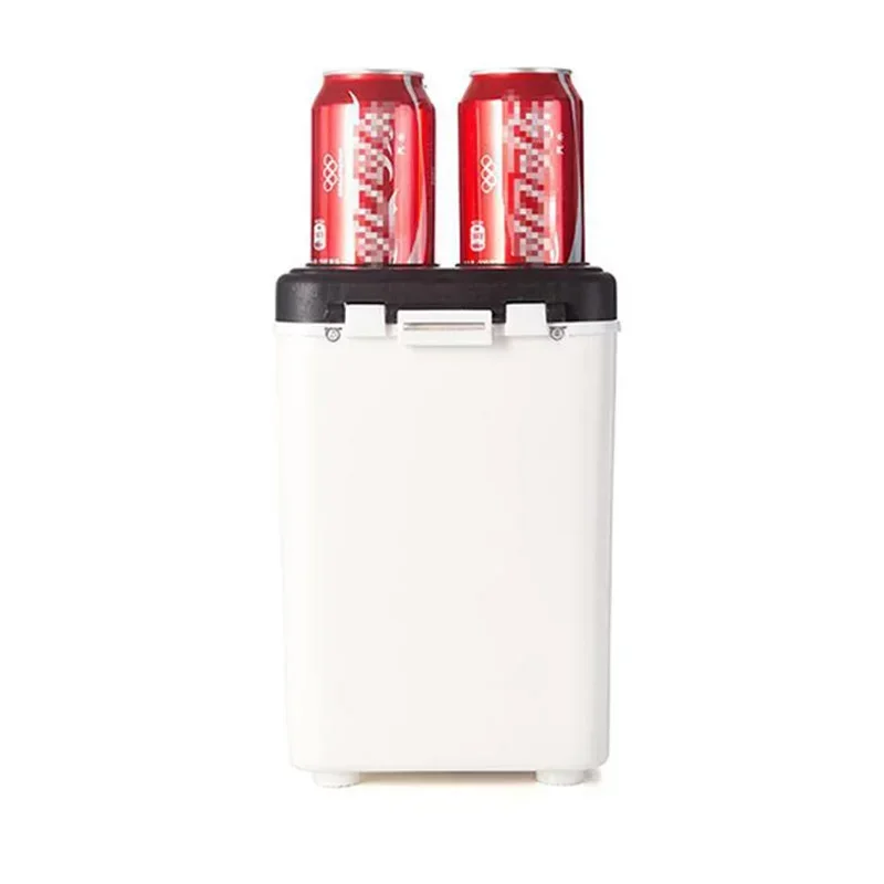 

6L Car Refrigerator Mini Fridge Cooler Warmer Single Door Fridge Box for Food Fruit Skincare Drinks Storage Car Trunk RV 12V