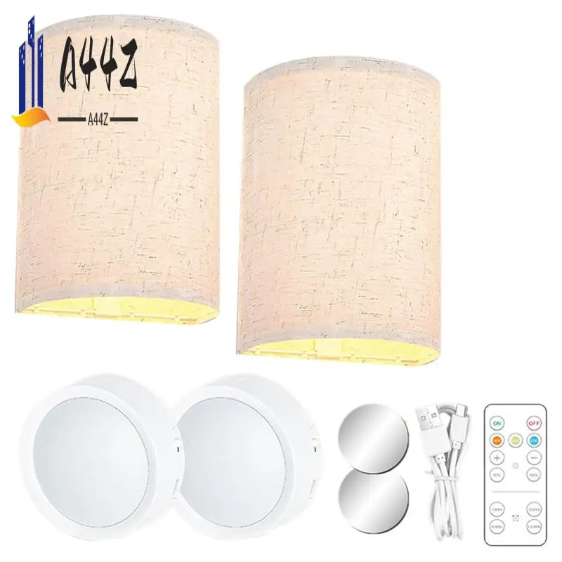 

A44Z-Настенные бра, перезаряжаемые, 13 цветов, сменные настенные светильники с регулируемой яркостью и дистанционным управлением, настенный светильник для спальни, гостиной Du