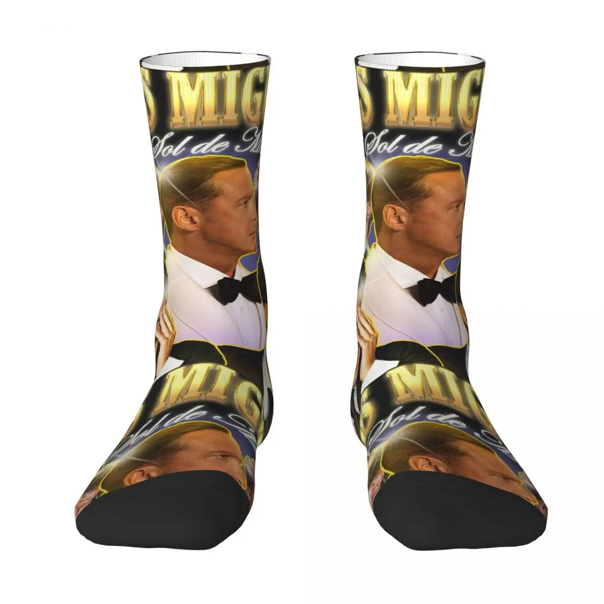 Luis Miguel Tour 2024 Mexican Singer Stockings Men's El Sol De Mexico Socks Warm Soft Korean Socks Autumn Sports Non Skid Socks