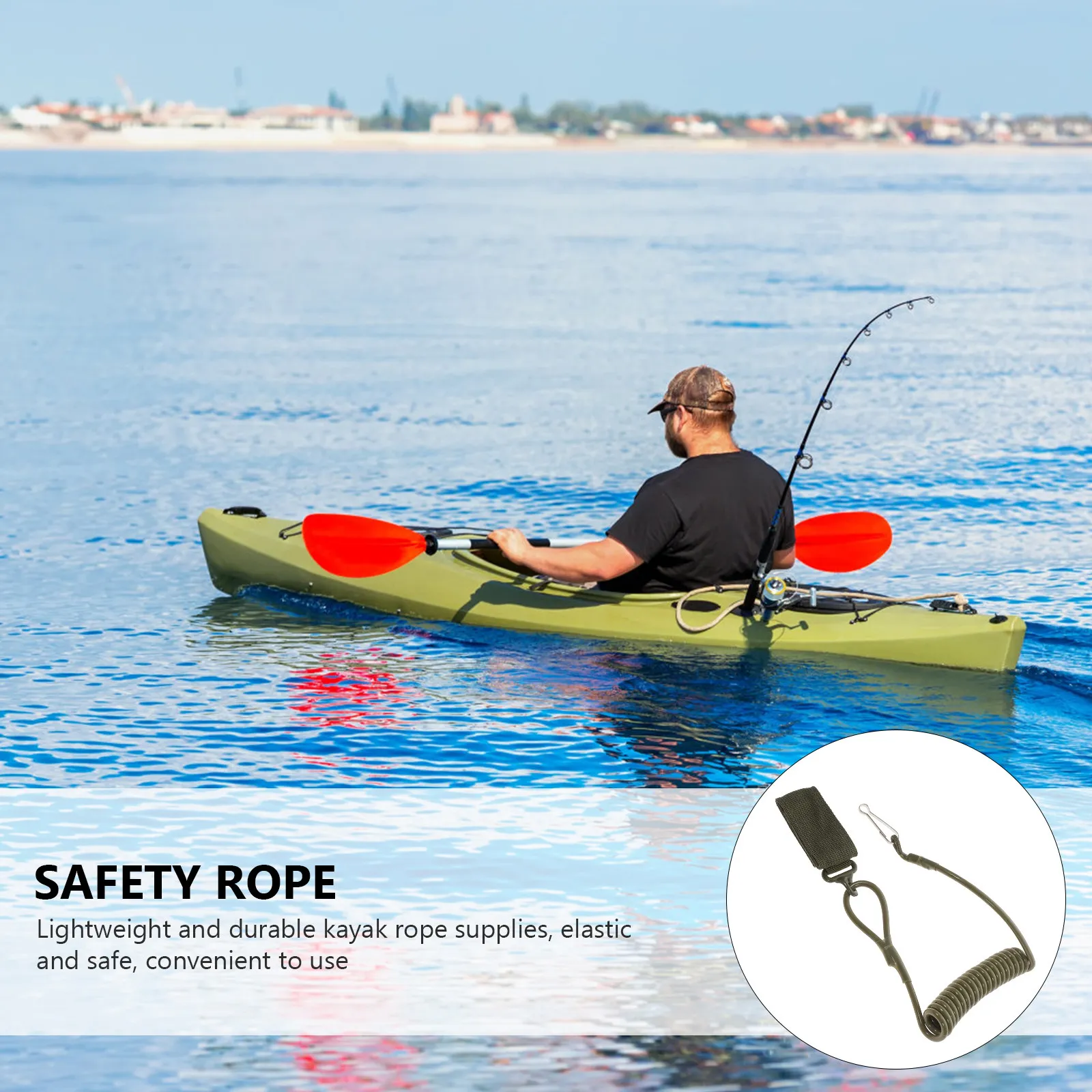1 Adet Kayak Kürek İpi Ayarlan - Fishing Kayak Paddle Leash incelemesi ve fiyatı