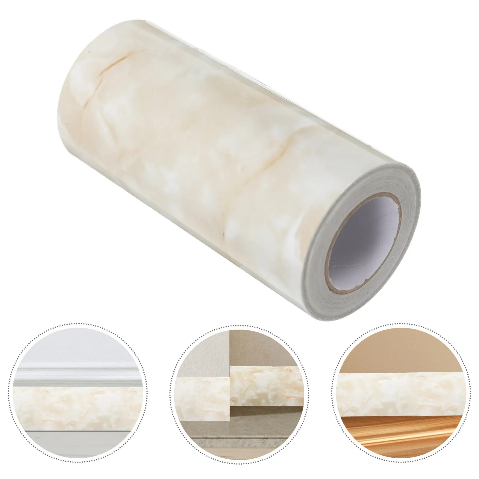 

Marble Wallpaper Border for Bathroom Peel and Stick Self-Adhesive Flexible Moulding Trim Decorative Wall Corner Strip