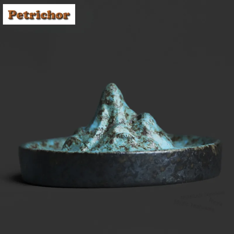 

Кобальтово-синяя фарфоровая курильница в стиле фамбе для благовоний, ароматерапии, чайных церемоний и декора