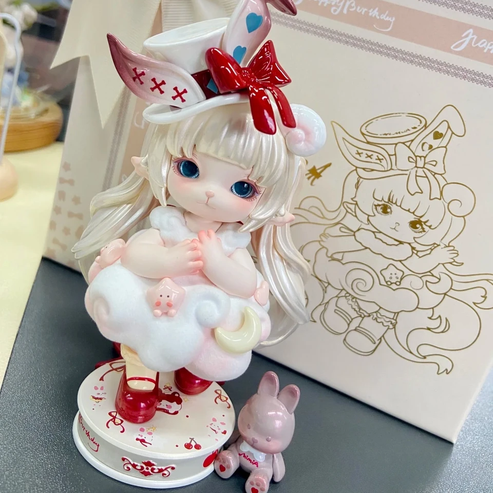 Mimia-かわいい女の子の置物のおもちゃ,非常にかわいい小さなかわいい