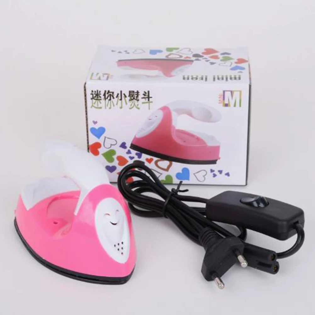 Mini Iron US/EU Plug Handmade DIY Electric Iron Craft Fuse beads tool Iron Sewing Tools Creative For Ironing Clothes Laundry