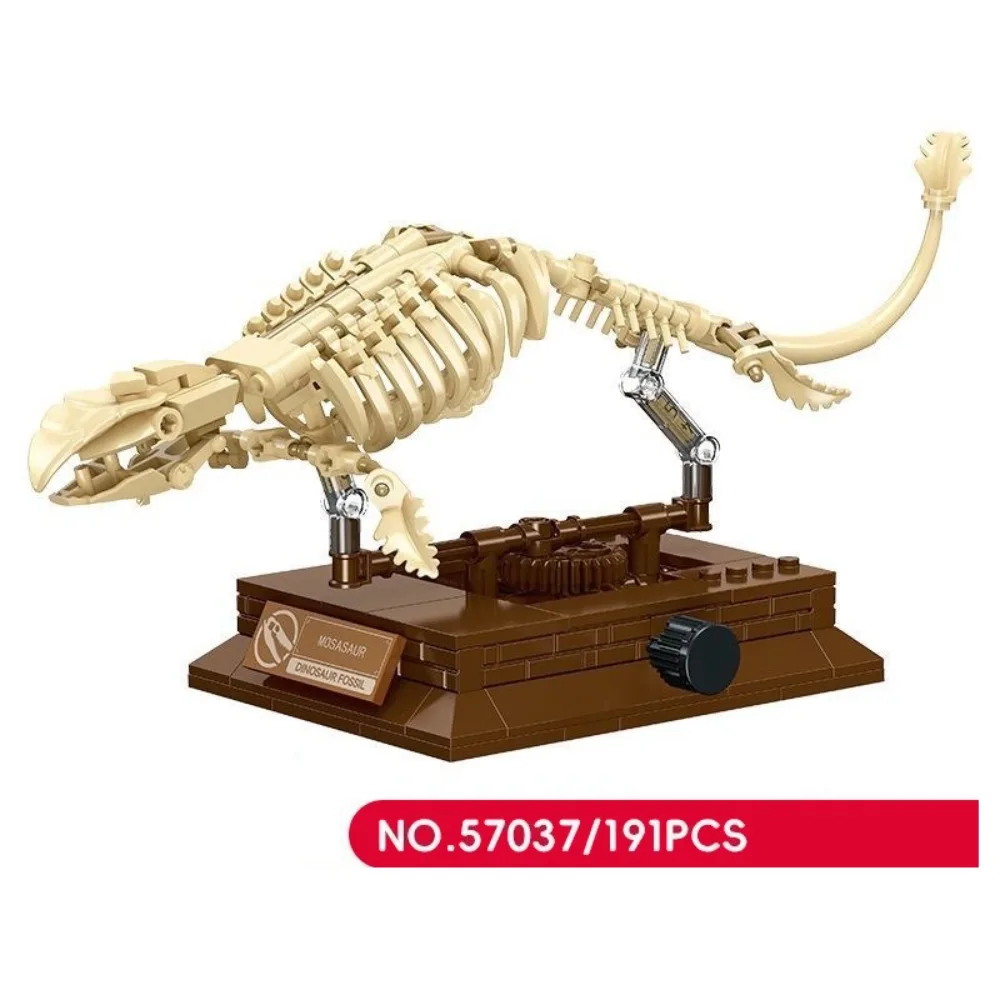 

Educational Toy Dinosaur Building Blocks Model Set Desk Decoration Tyrannosaurus Rex Skeleton Building Dinosaur Skeleton