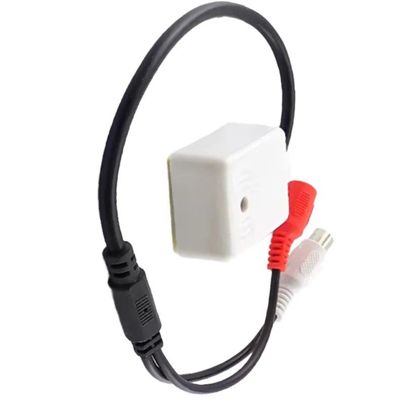 -BOFF Линейный тип микрофона Звуковая головка RCA-адаптер Аудио наблюдение Пикап Оборудование безопасности Купольный тип Коллекторный рекордер