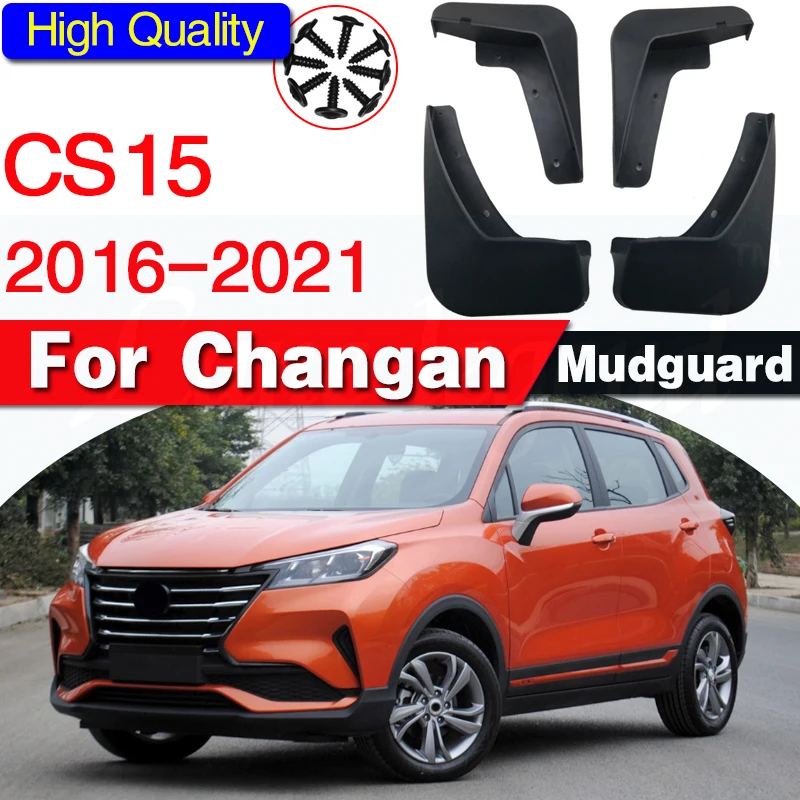 Mudguard For Changan CS15 CS 15 2016-2021 Front Rear 4pcs Mudflaps Mudguards Car Accessories Auto Styline Splash Guard Fender