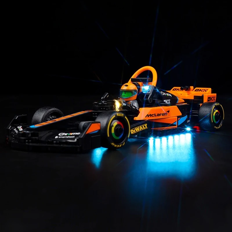 

No Model LED Lighting Set Suitable for LEGO Speed Champions 2023 McLaren Formula 1 Race Car 76919(Excluding Building Blocks)