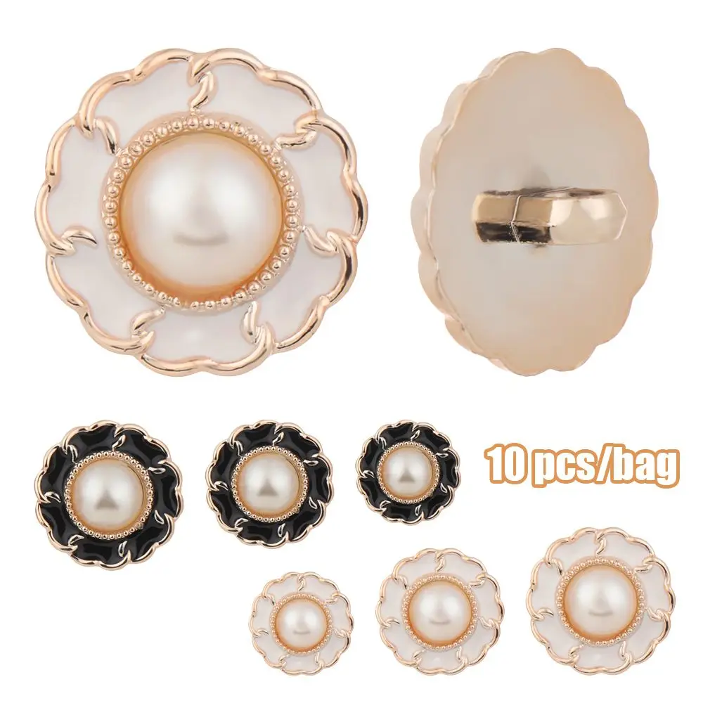 10 قطعة عالية الجودة DIY بها بنفسك الديكور الحلي التطريز الخياطة اكسسوارات أزرار القميص أزرار اللؤلؤ