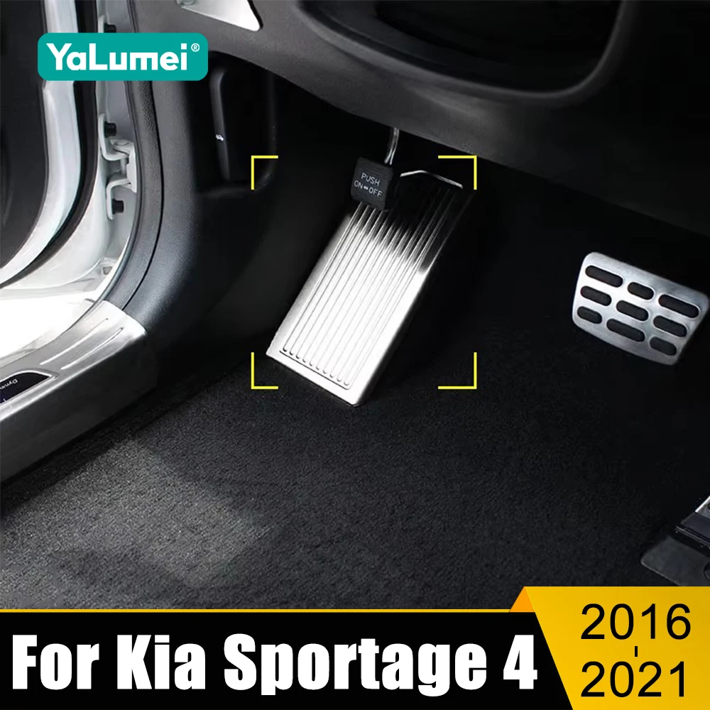 

For Kia Sportage 4 QL 2016 2017 2018 2019 2020 2021 Car Footrest Pedal Cover Foot Rest Pedal Non-Slip Pad Case Accessories