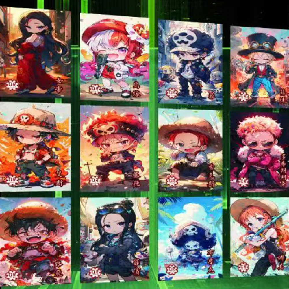 One Piece Cards Booster Box Anime Nami Luffy Ssr TSr Rare Collection Card Trading Battle Box Kid's Gift  Toy