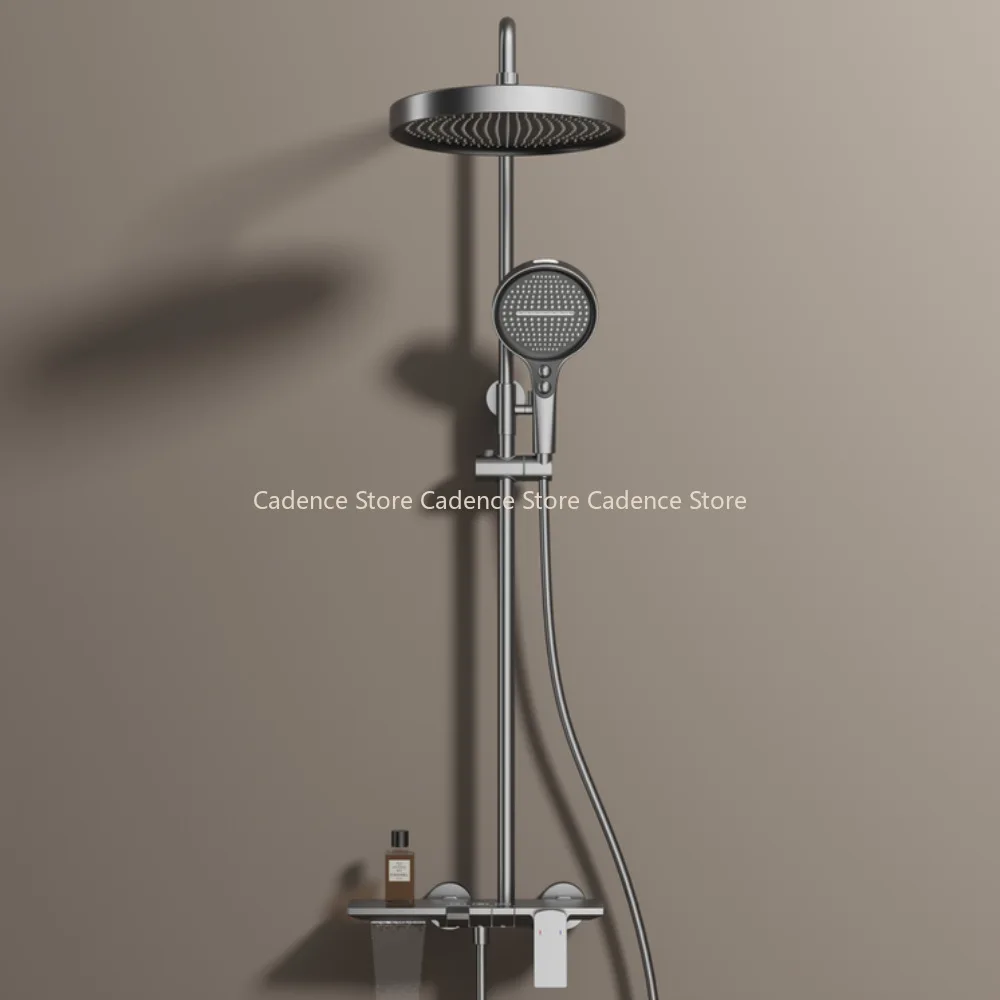 نظام مجموعة صنبور دش الحمام مجموعة 3-way دش الأمطار مجموعة دش خلاط رافعة مع اليد