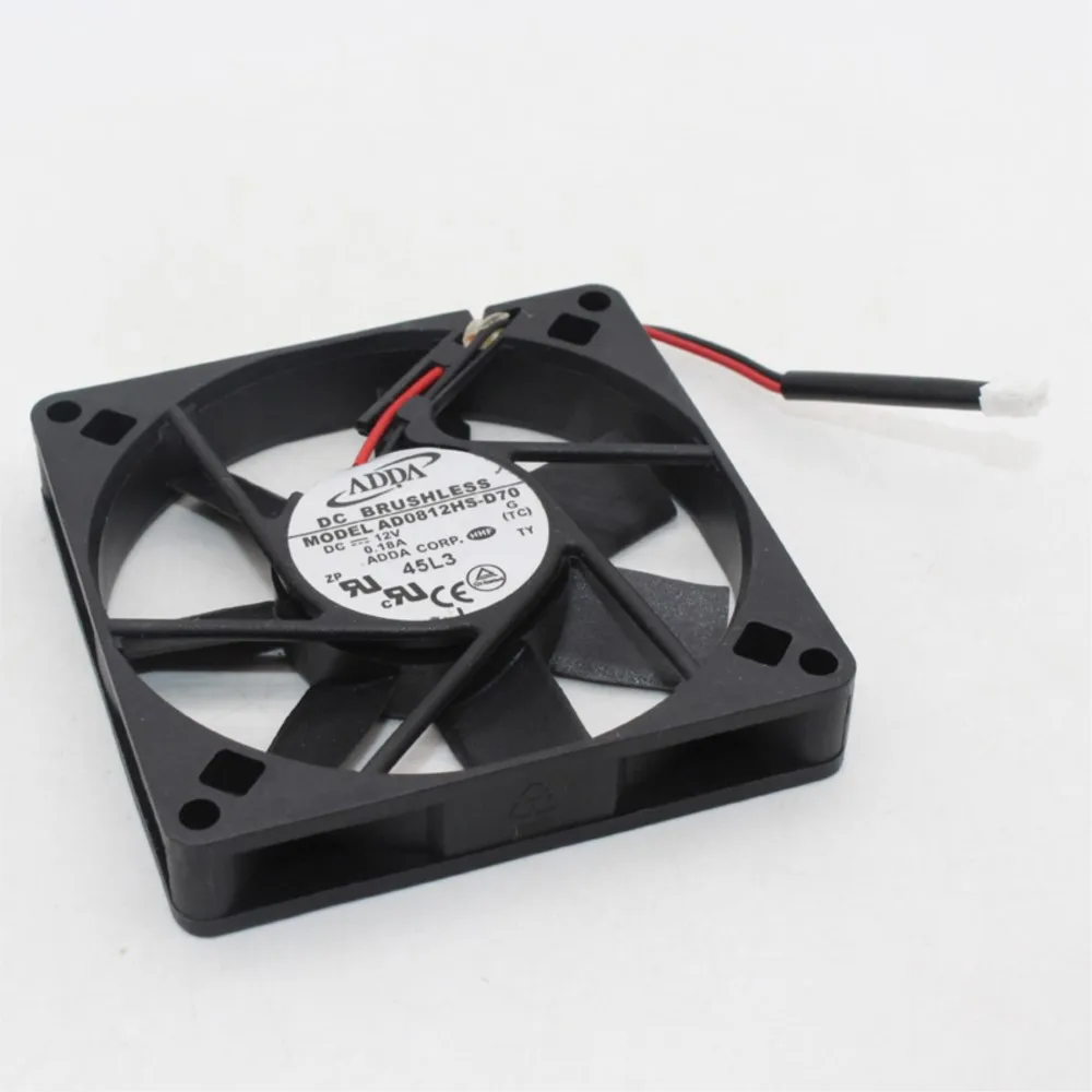 New AD0812HS-D70 For Adda 8015 12V 0.18A 8CM 80mm Power Supply Cases Mute Cooling Fan