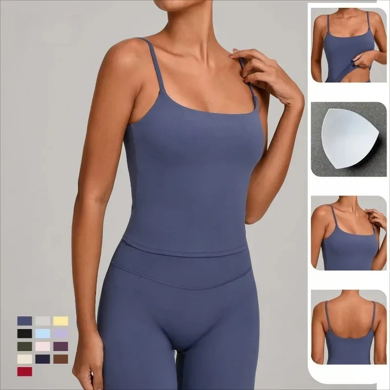 سترة يوجا ضيقة للنساء سريعة الجفاف من الخلف بقصة ضيقة، سترة رياضية عارية سريعة الجفاف للجري واللياقة البدنية في الهواء الطلق #2