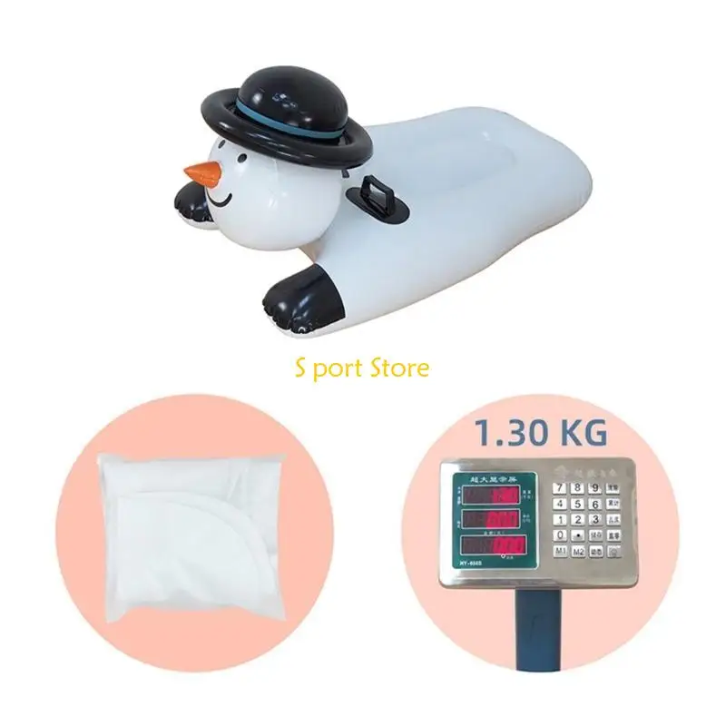 U2JB أنبوب الثلج القابل للنفخ زلاجات الثلج لعبة ممتعة للشتاء في الهواء الطلق، أنبوب الثلج، زلاجة ثلج قابلة للنفخ شديدة التحمل