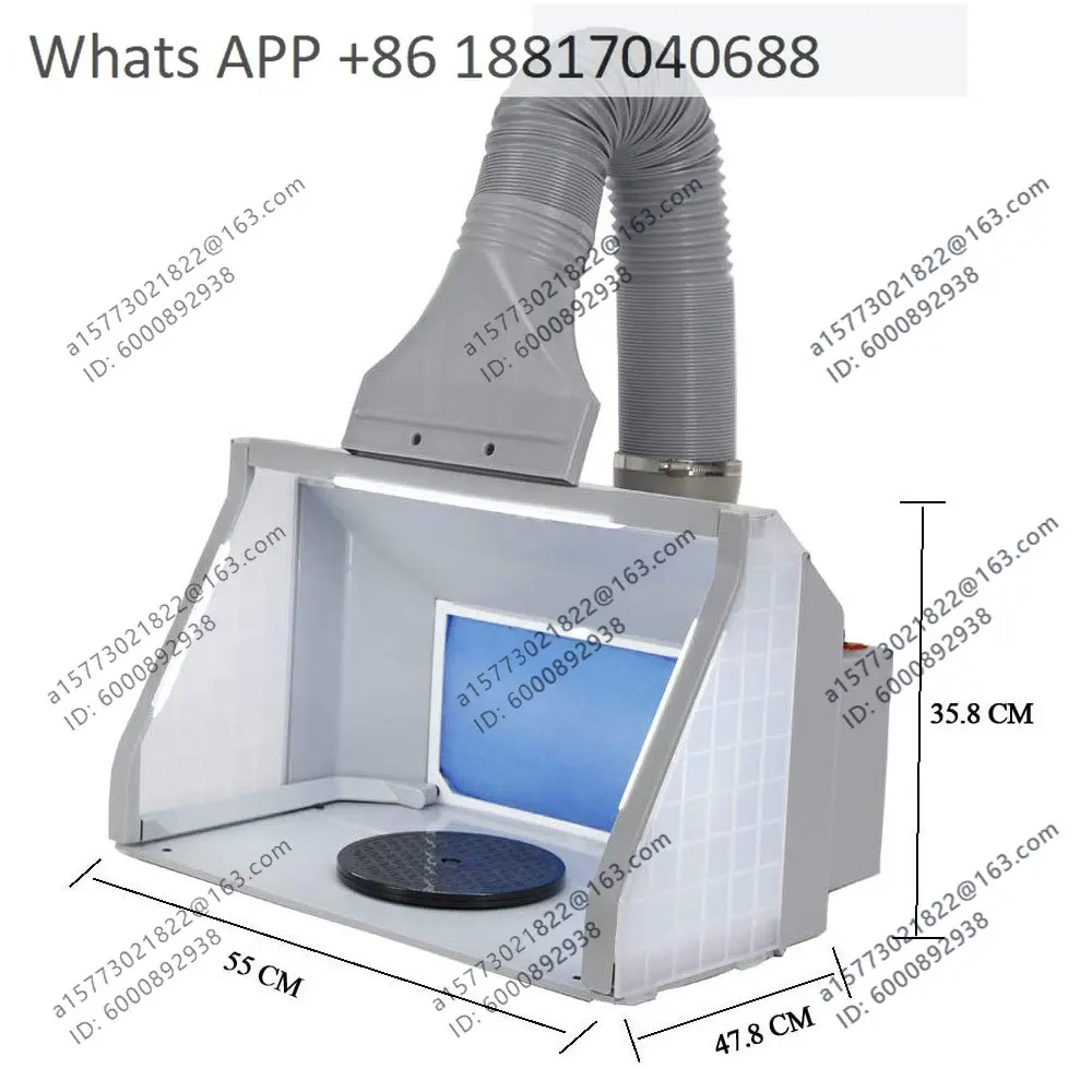 Hot-selling HS-E550BLK   E550LK  Gundam spray coloring workbench stepless adjustment exhaust fan - view 5