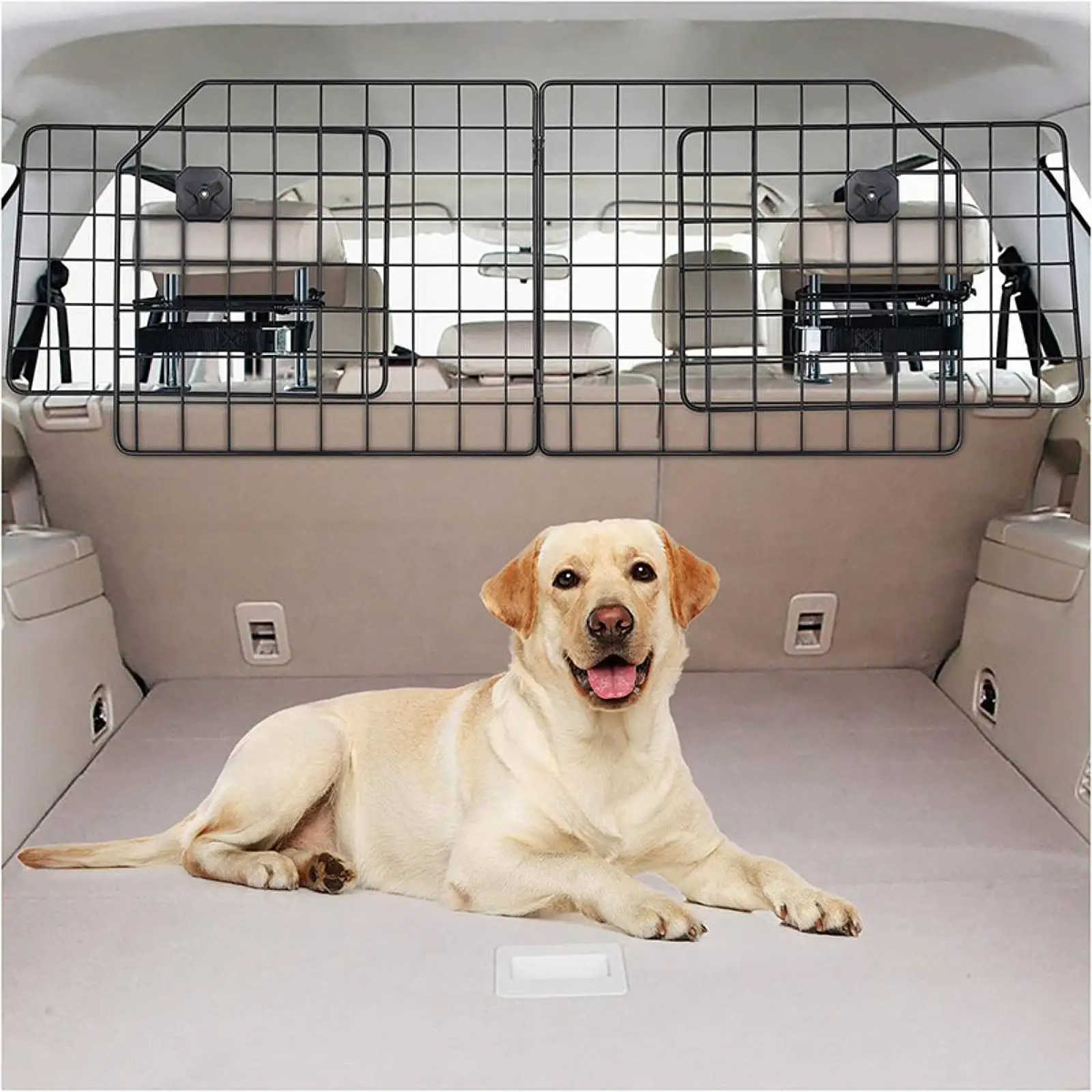 Portable Dog Car Barrier Pet Trunk Divider Gate Vehicles Travel Separator Guard Net for Dog Travel Accessories