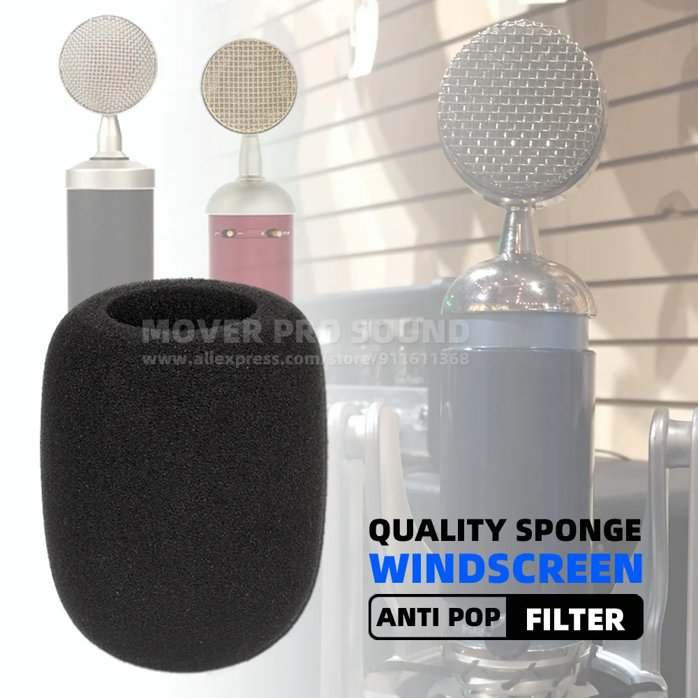 For Blue Bluebird Bird Babybottle Baby Bottle Spark SL Digital Mic Anti Pop Filter Windscreen Microphone Sponge Windproof Shield