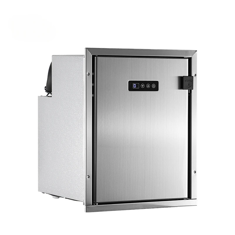 Best Sale DC-50 Marine Fridge With 304 Stainless Steel For Boat Caravan Fridge Car Refrigerators Double Zone