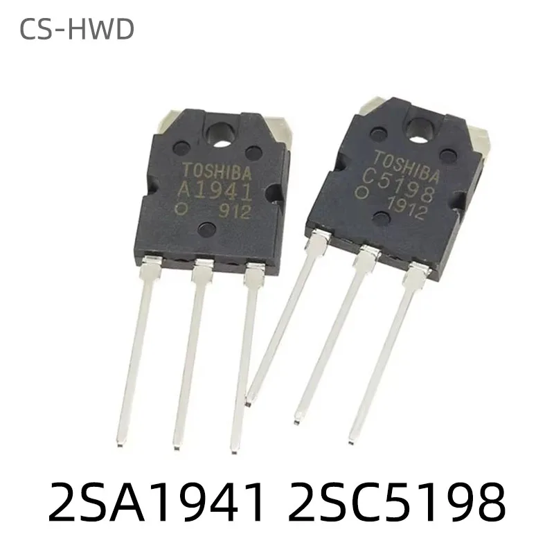 5PCS/2pairs New Original 2SA1941 2SC5198 A1941 C5198 Toshiba Audio Amplifier Tube