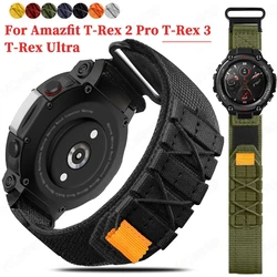 Colorful Nylon Strap for Huami Amazfit T-rex 2 3 Ultra Bracelet for Amazfit T-rex Pro Tyrannosaurus Bands Replacement Wristband