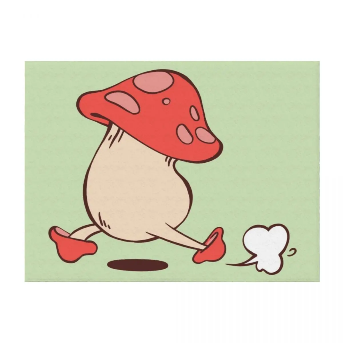 Running mushroom! Dungeon Meshi Dunmesh Throw Blanket warm for winter Sofa Throw Sofa Quilt Blankets