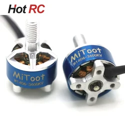 Mitoot R1406 1406 3600KV 2-4S CW CCW bezszczotkowy silnik do RC Racing Racer Drone Quadcopter