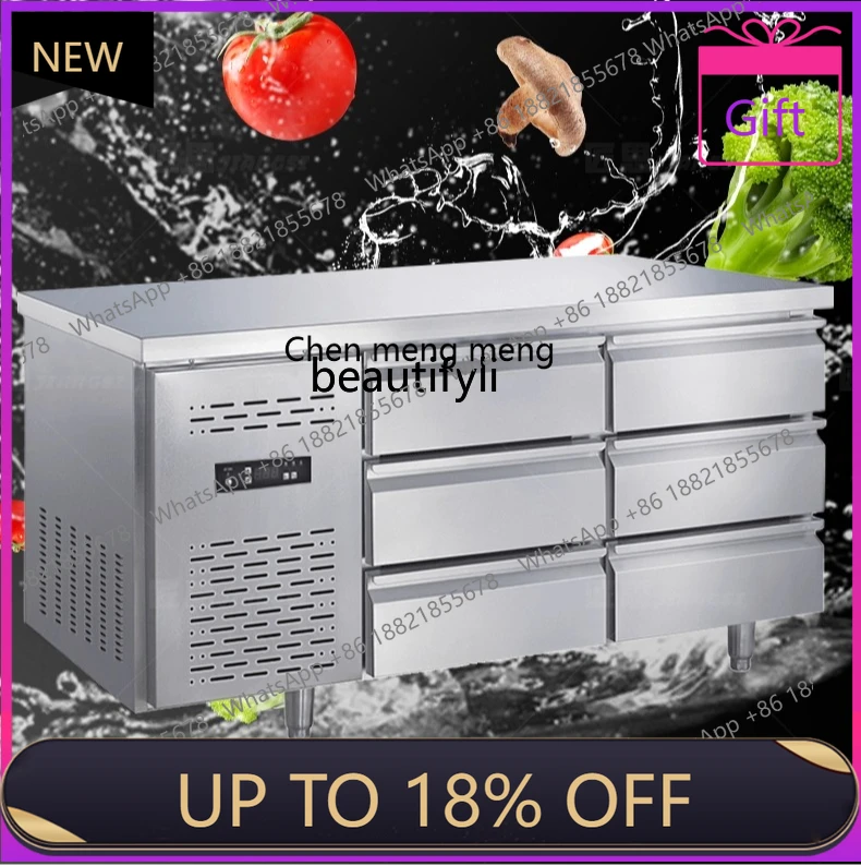 ตู้แช่แข็งแบบลิ้นชัก Z189 a56 ระบายความร้อนด้วยอากาศ ตู้แช่แข็งเชิงพาณิชย์ ตู้แช่แข็งสำหรับครัว
