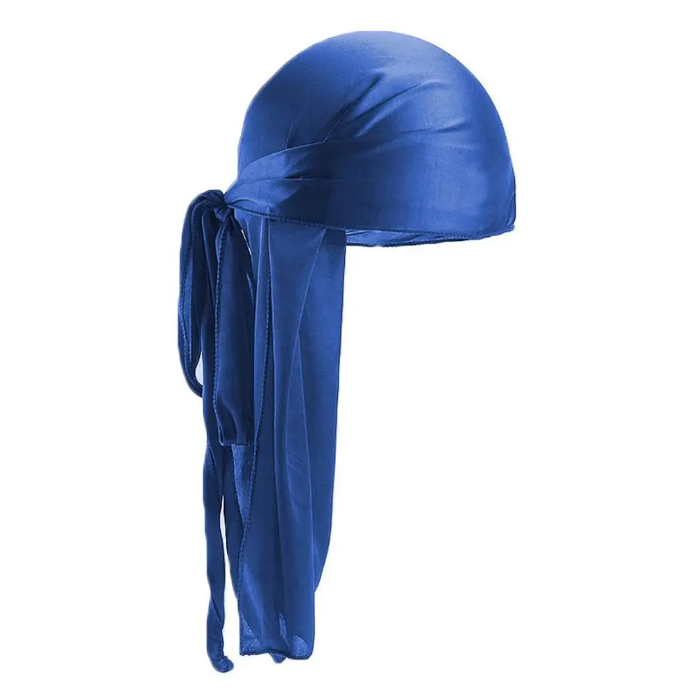 Adjustable Elastic Chemo Cap Cancer Head Scarf Headwrap Turban Hijab Bandana Silk Durag Pirate Hat