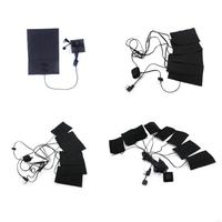 USB Electric Cloth Heater Waterproof Fiber Heat Pad Cushion for Neck Back Abdomen Lumbar Heating Down Jackets Warmer Pad