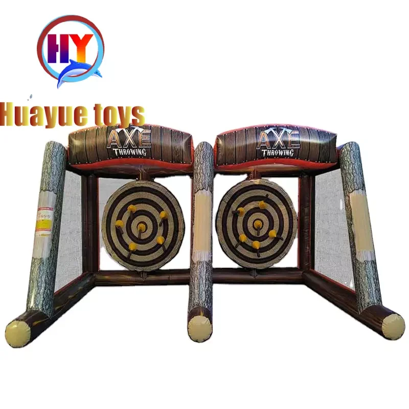 Battle Axes Carnival Games Adults Kids Inflatable Axe Throwing Sport Team Building Game For Sale - view 4