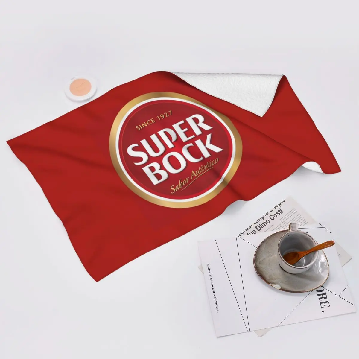 Custom Super Bock Soft Face Towel Quick Dry Pool Bath Cotton Towels Breathable